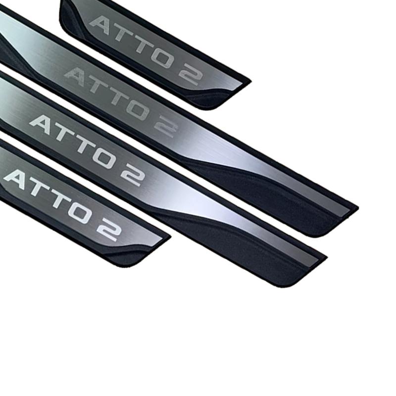 Per BYD ATTO 2 2025 2026 Copri Soglia Porta Protezione Accessori Auto Styling Pedale Soglia Auto Adesivi Interni