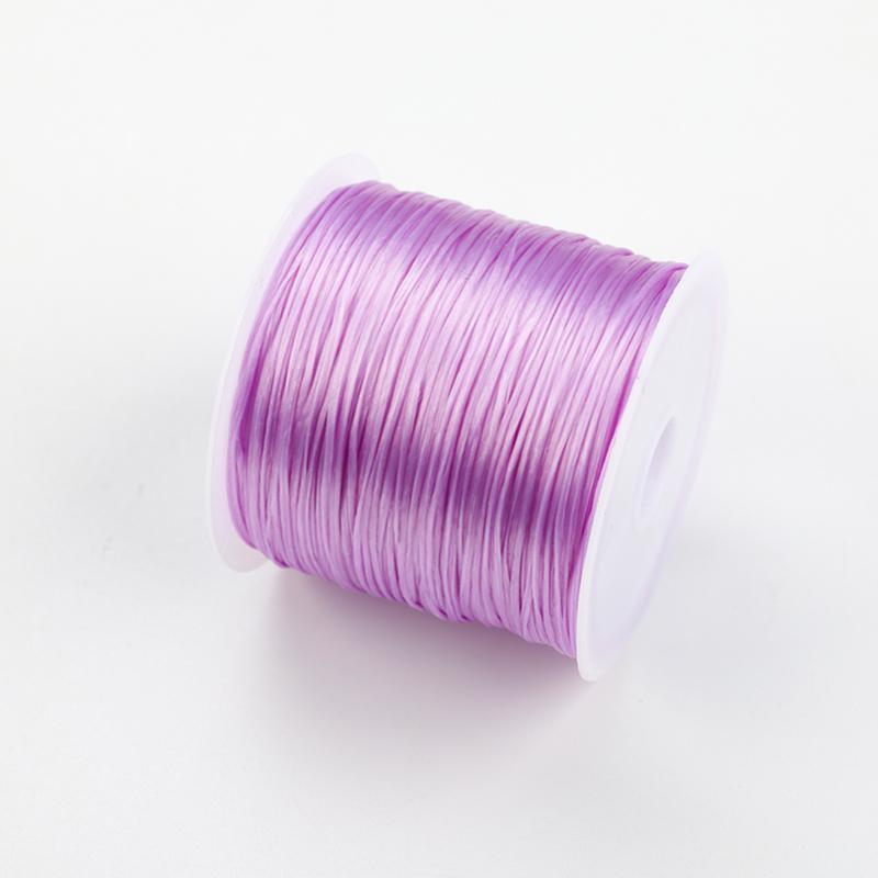 Elastic Cord Roll for Beading: 60m Bracelet & Pearl Thread