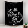 "Basketball Star-Themed Black Patterned tapestry for bedroom and living room home decor"