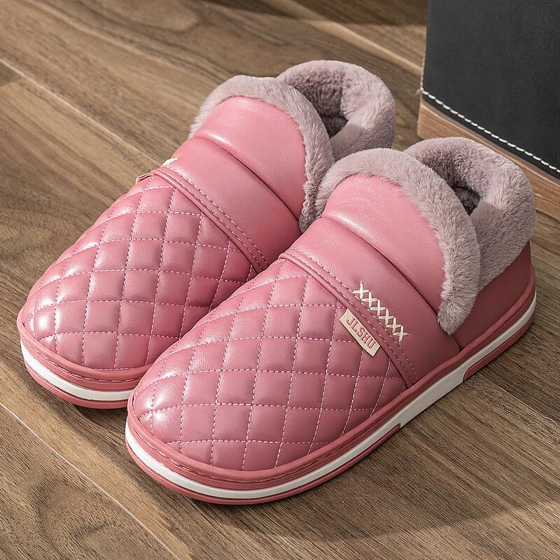 Grace Elderly Winter Waterproof Anti-slip Cotton Slippers 39-40