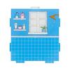 Sanrio Tuxedo Sam Acrylic Stand Room/Bathroom (Enjoy Idol) 868914 Sanrio Character Support Goods, Connectable Acrylic Stand