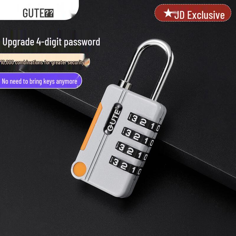 GUTE 4-Digit Waterproof Combination Padlock