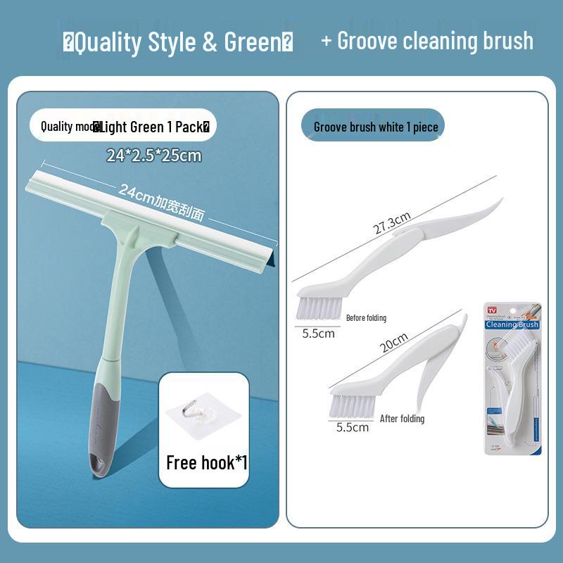 Silicone Window, Mirror & Countertop Squeegee Cleaner