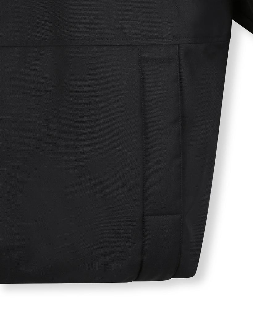 Beslow Oversized Minimal Puffer Down Jacket Black