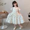 Girls' Floral Princess Summer Dress