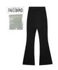 GRAVER [Set]Bootscut Pants+Stripe Waist Band