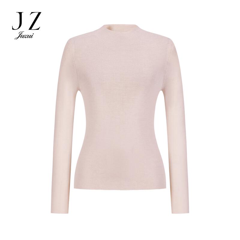 JUZUI Women's Seamless Wool-Cashmere Blend Base Layer Top