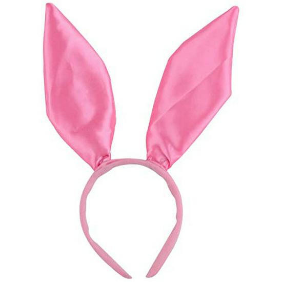 Konijnenmeisje Cosplay Set: Satijnen Hoofdband, Pompon Konijnenstaart, Kostuum Prop