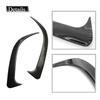 2 Pezzi Spoiler Copertura Presa d'Aria Diffusore Posteriore Look Fibra di Carbonio Nero Canard Laterale ABS per Mercedes-Benz W117 CLA 200 220 250 AMG 2013-2019