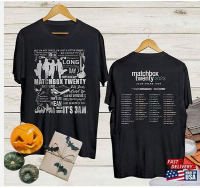 Matchbox 20 2 Sided Tour 2023 Grafikshirt Unisex Männer Frauen
