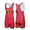 Mens Wrestling Singlet Breathable Workout Suit Weight Lifting Gym Training