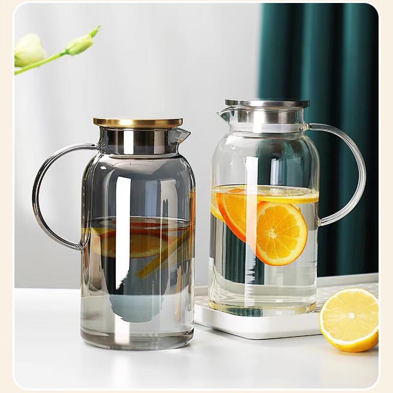 Large Capacity High Borosilicate Glass Teapot & Water Pitcher