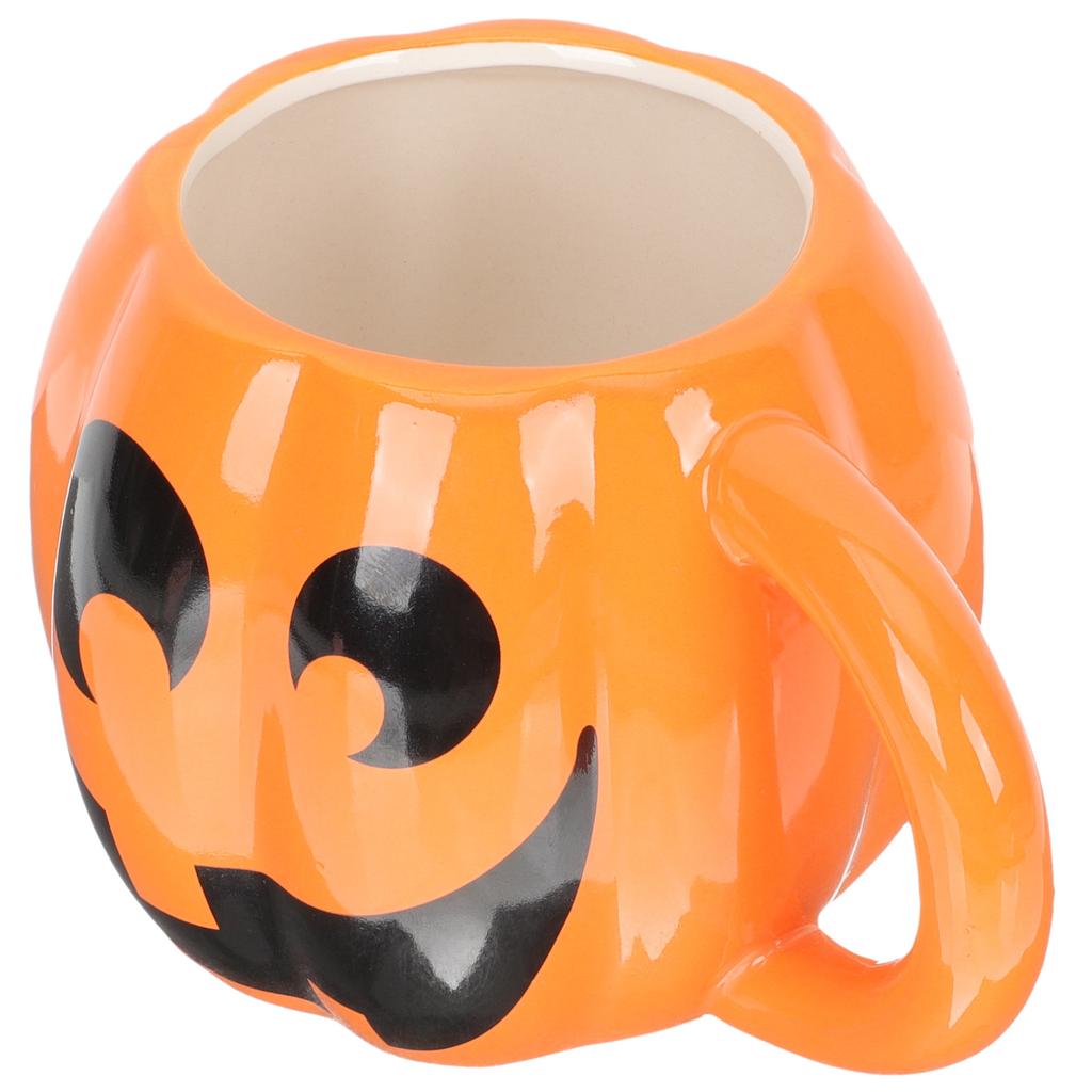 Pumpkin Face Ceramic Mug Creative Pumpkin Coffee Cup Decorative Water Cup Perfect for Home Office Halloween