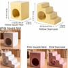 Smooth Hamster House Cooling Small Pet Climbing Ladder Pet Accessories Cooling Nest  for Guinea Pig