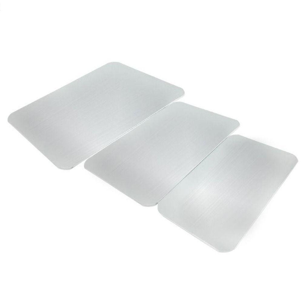 New Aluminium-plastic Pet Cooling Board Silver Cool Hamster Cooling Board Hamster Rabbit Supplies Pet Ice Pad