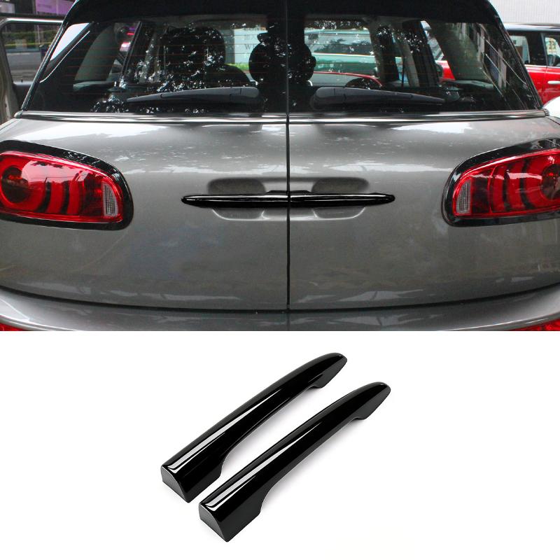 2PCS/Set Car Rear Trunk Door Handle Covers Decoration Stickers For MINI Cooper F54 Rear Handle Protection Shell Car Accessories