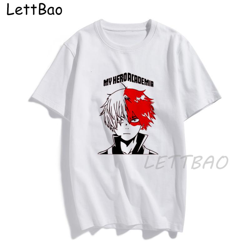 My Hero Academia Anime T Shirt Men Tops Summer Harajuku Short Sleeve Cute T Shirt Japanese