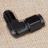 Universal AN3 Female to 3AN Male 90 Degree Flare Swivel Hose Fitting Adapter Connector Fit for Oil Fuel Coolant Water Air Gas
