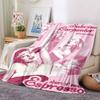 1Pc Sabrina Carpenter Espresso Blanket Soft Throw Blanket For Home Bedroom Bed Sofa Travel Office Solid Christmas Blanket