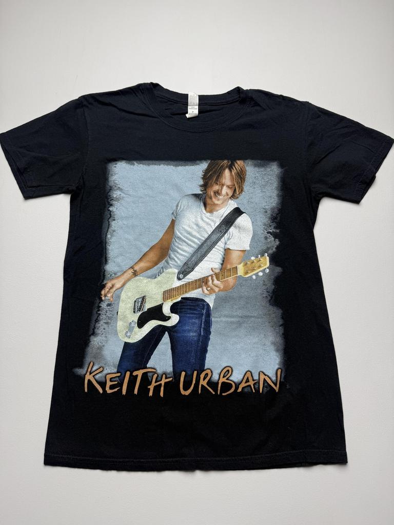 Gildan Softstyle Shirt Mens Small Black Keith Urban Get Closer 2011 Tour Tee Unisex T-Shirt