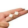 Vintage Style Pearl Heart Silver Needle Earrings Light Luxury Earrings for Women Niche High-end Exquisite Jewelry