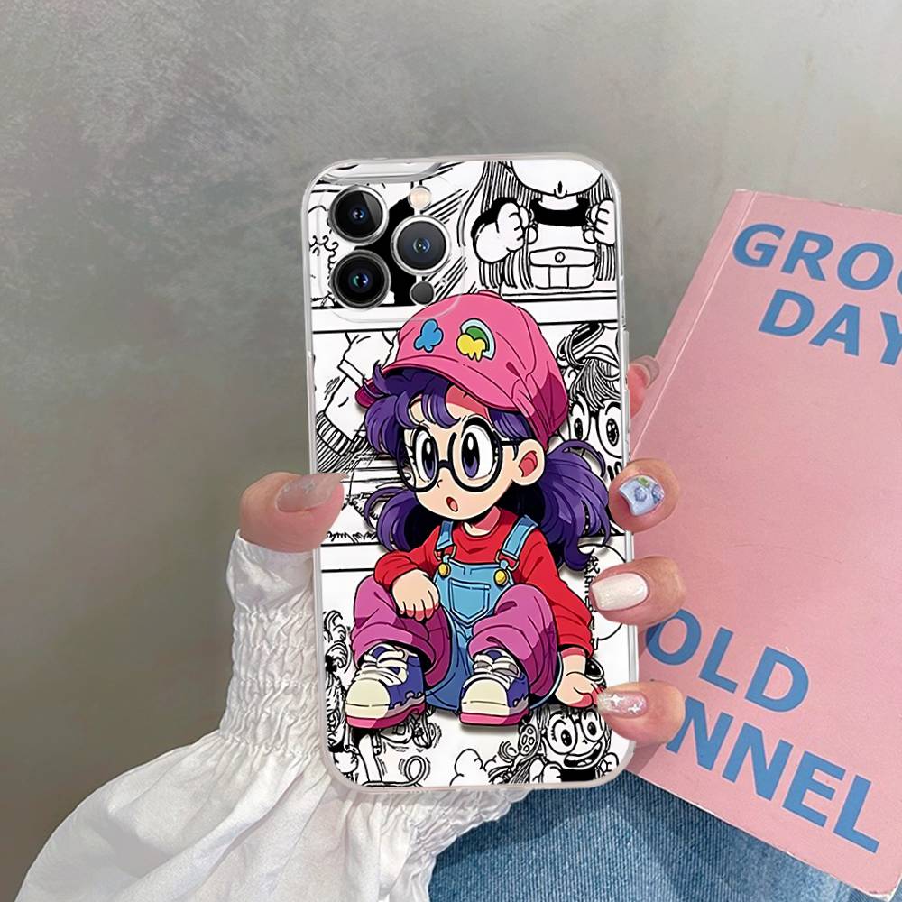 

Cartoon Dr Slump Arale Phone Case For IPhone 11 13 16 12 17 14 15 Pro Max Plus Soft Clear Back Cover Coque iPhone 11