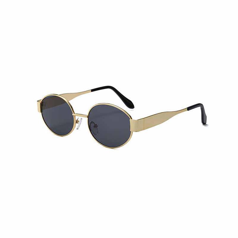 Oval Frame Uv400 Sun Protection Sunglasses Retro Travel Wear Simple Uv Resistant Glasses Small Frame Eyeglasses For Women Men