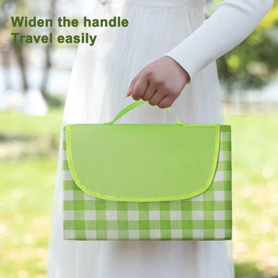 200x150CM Outdoor Picnic Blanket Portable Extra Large Oxford Cloth Waterproof Sand-proof Beach Mat Foldable Rectangle Camping Moisture-proof