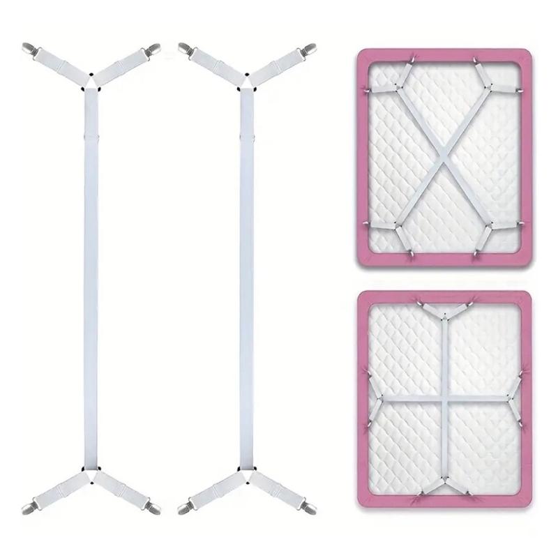 2 Piece Quick Install No Tool Sheet Holder Keep Bedding Tight On Mattress Adjustable Bed Sheet Tensioners For Home Use