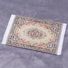 1Pcs Miniature Dollhouse Carpet Turkish Style Playing House Mini House Decor Floor Miniature Weaving Rug Doll Accessories