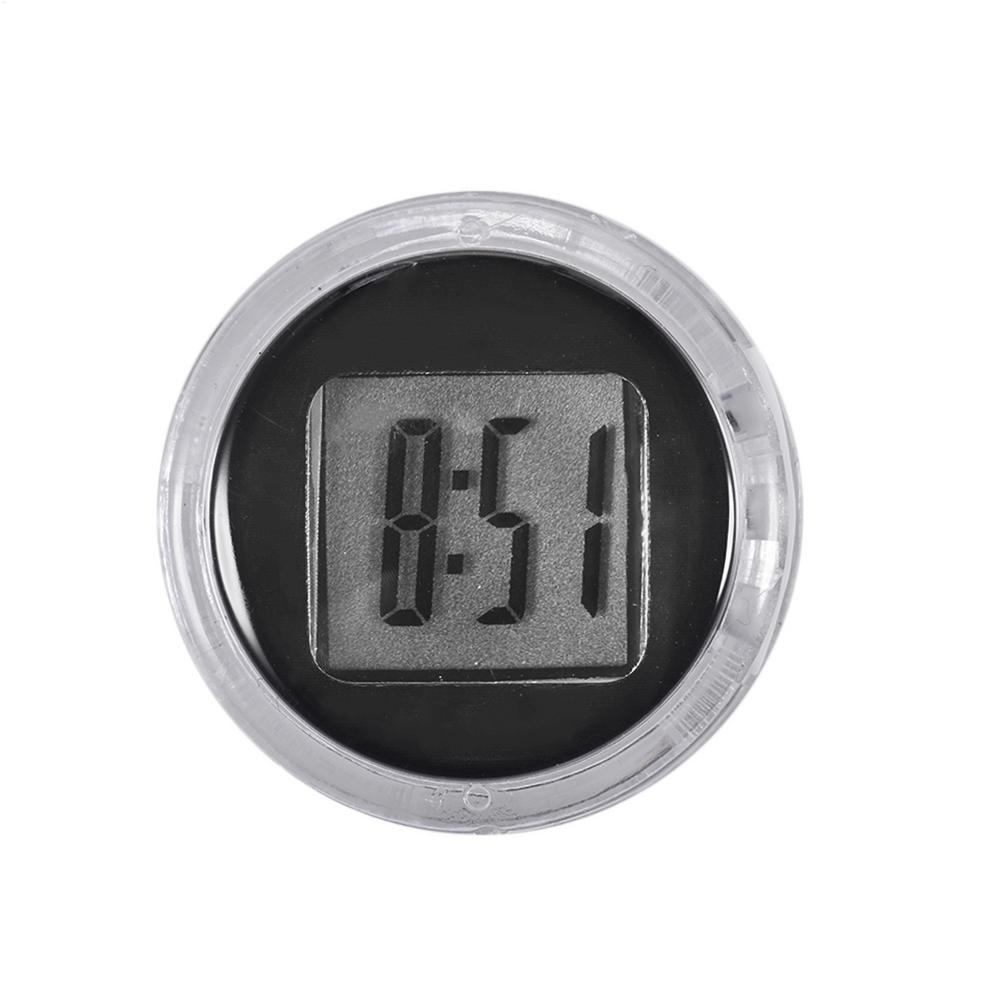 

Mini Motorcycle Watch Waterproof Handlebar Pocket Digital Clock Shockproof Adhesive Car Dashboard Electric Watch with Stopwatch