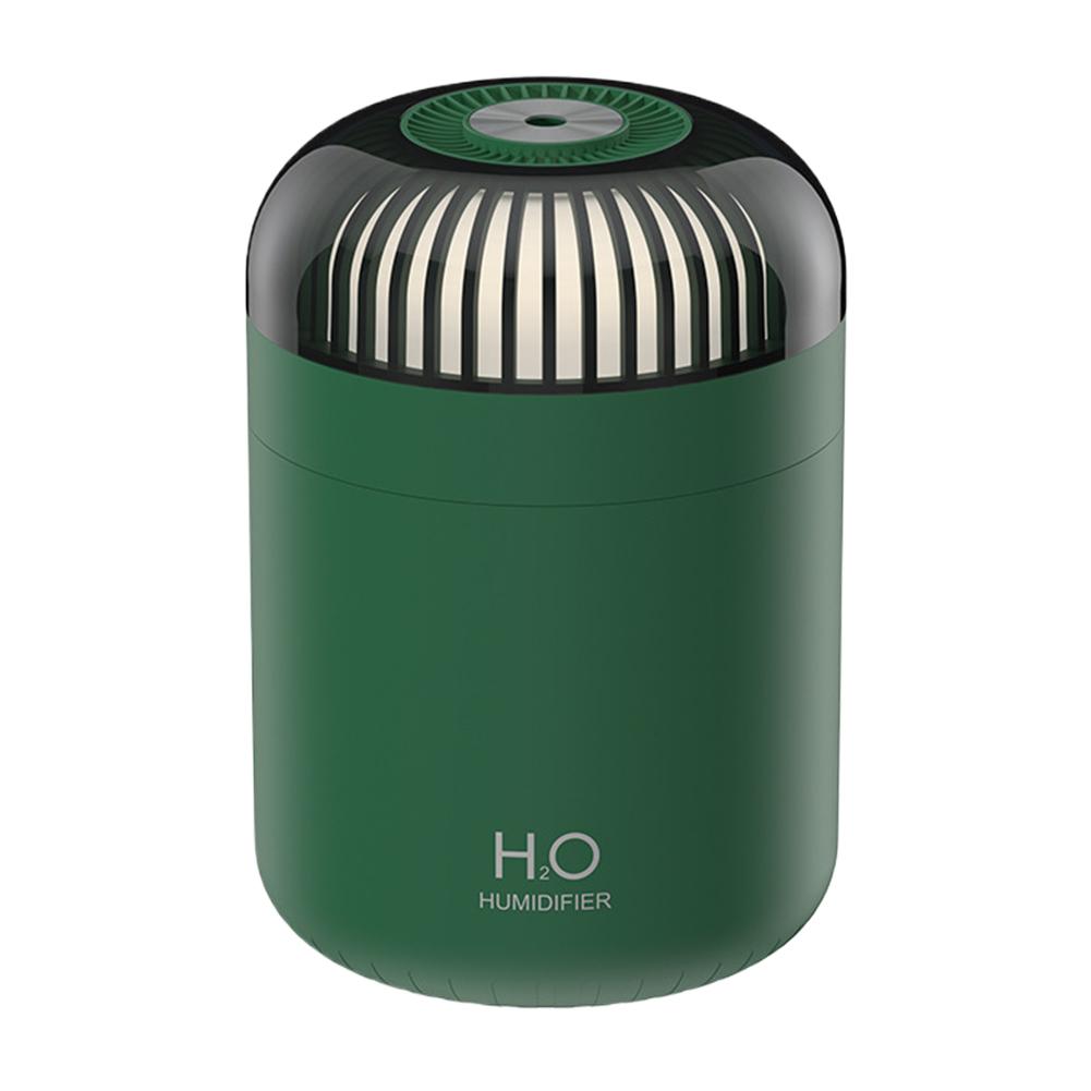 

500ml Cool Mist Humidifier with 7 Colors Night Light USB Personal Desktop Humidifier Quiet Portable Mini Humidifier for Bedroom spain зелёный