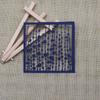 Square Frame Rain Curtain Metal Cutting Dies Scrapbooking Embossing Die Cuts Making Mold