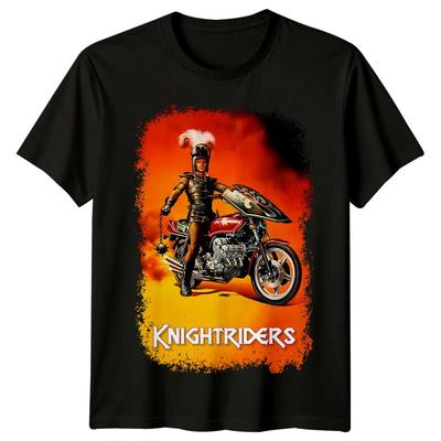 Knightriders (1981) Vom Filmposter inspiriertes T-Shirt Retro 80er Jahre T-Shirt Unisex