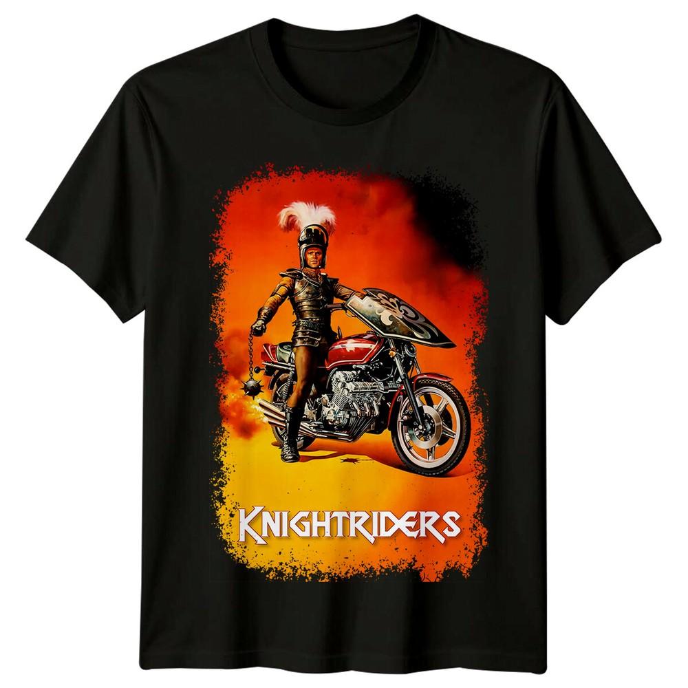

Knightriders (1981) Movie Poster Inspired T-Shirt Retro 80s Tee Unisex S
