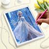 Disney Snow Princess DIY Artificial Pearl Diamond Art Set  A Diamond Dot Painting for Home Decoration Gift