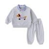Baby Polo Collar Sweatshirt & Pants Set
