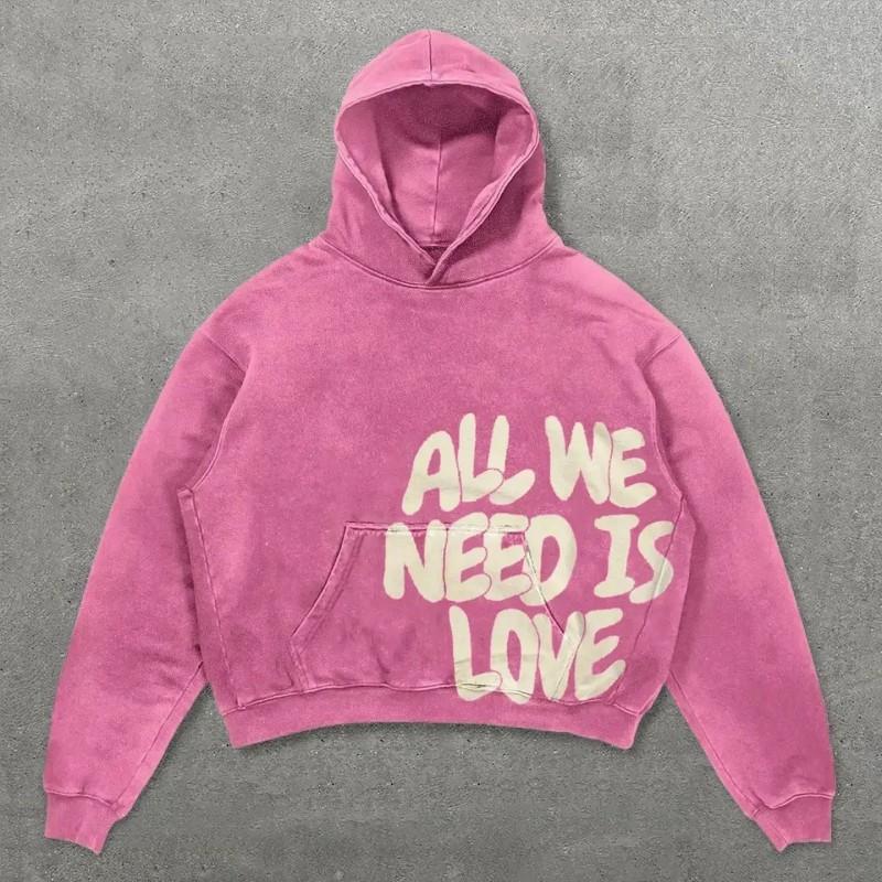 Y2K Harajuku Style Oversized Hoodie Women With 3D Digital Print - Collection