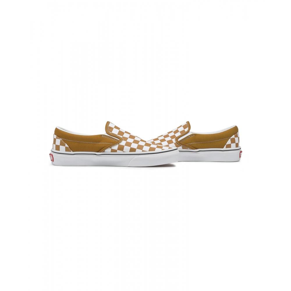 Vans Classic Slip On    Color Theory  Checkerboard Golden Brown  Vn000bvz1m71