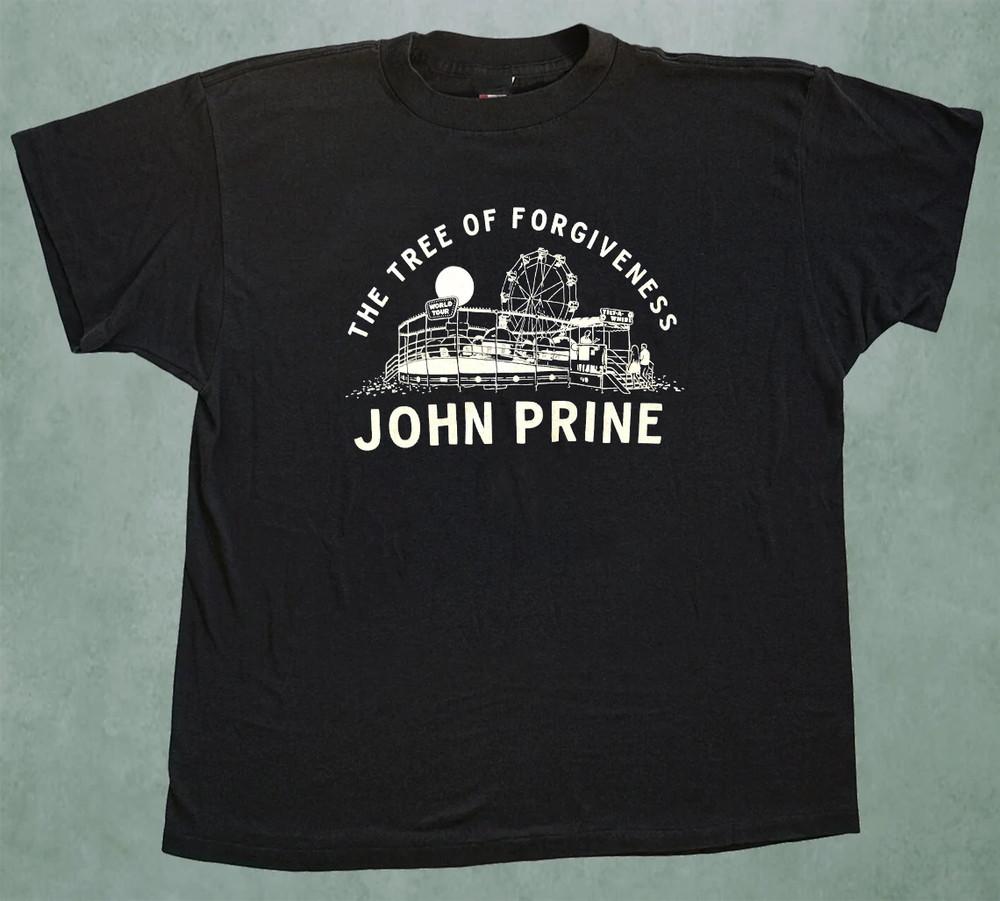 

John Prine World Tour Tree of Forgiveness T Shirt Full Size S-5XL Unisex T-Shirt XXXXL