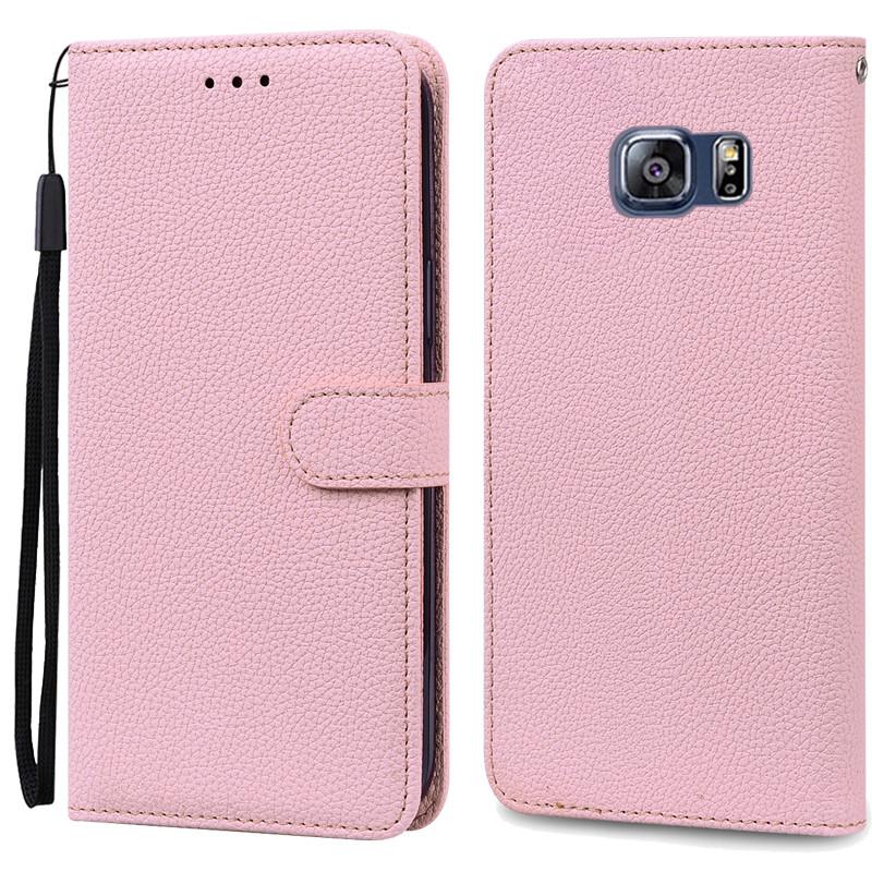 S6 Edge Case For Samsung Galaxy S6 Edge Case G925 Leather Flip Wallet Case For Samsung S6 S 6 edge Case G920 Wallet Cover Fundas