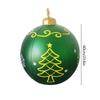 60CM Christmas Inflatable Ball Xmas Decorative Ball Inflated Toy Ball Giant Big Balls New Year Party Christmas Gift Home Decor