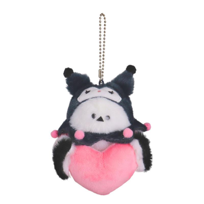 Cute Plush Toy Penguin Kuromi Transformation Soft Stuffed Animal Doll Kuromi