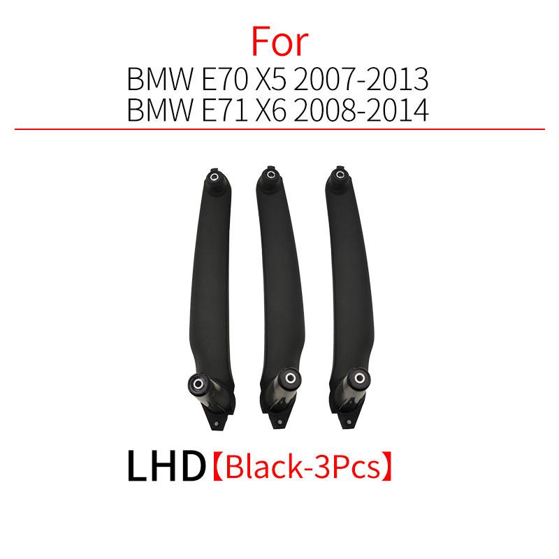 3 Pcs For BMW E70 E71 E72 Car Front Rear Interior Door Handle Pull Accessory Replacement For BMW X5 X6 2007-2013 51416969404