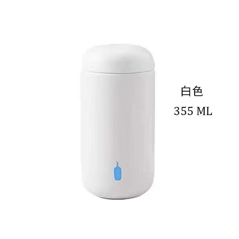 

355ML Portable BlueBottle Fellow Small Coffee Cup Insulated Stainl Steel Inner Lid Tea Separator for Travel and Outdoor 355ML білий