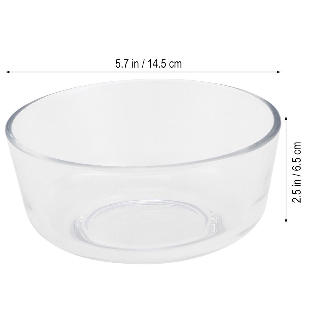Szklana Miska 6 Calowa Odporna na Ciepło Przezroczysta do Serwowania Sałatek Deserów Owoców na Imprezę Wesele Catering Przezroczysta Naczynia Stołowe Przekąski