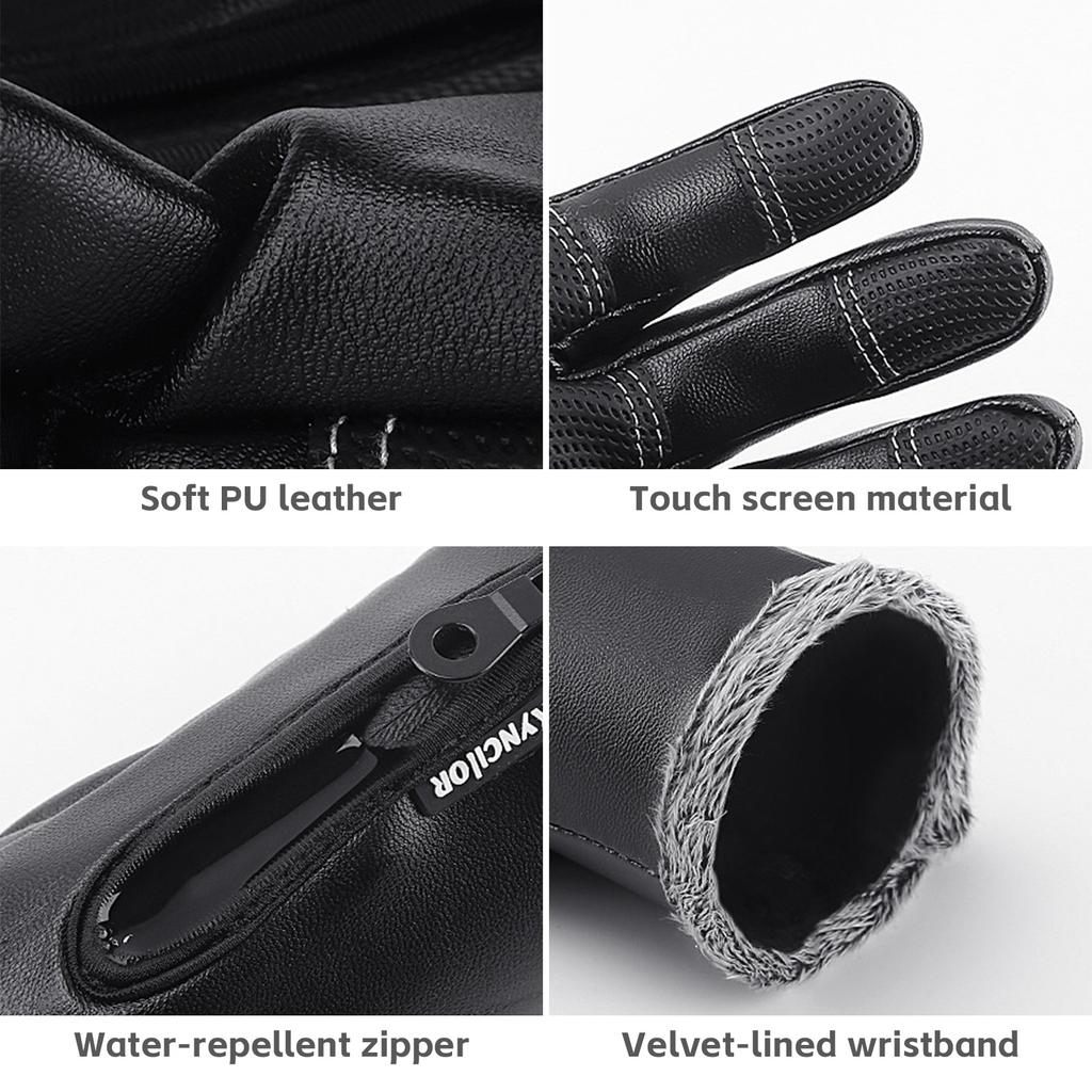 Winter Gloves Windproof Warm Touchscreen Gloves Thermal Waterproof Protective Gloves
