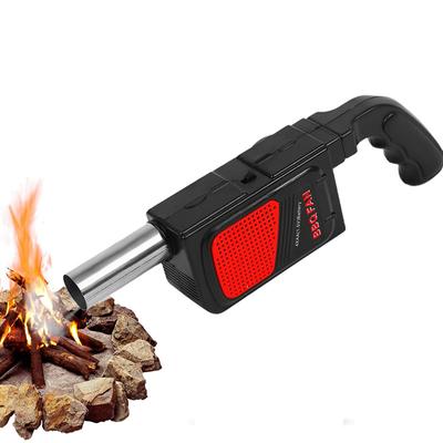 Taşınabilir Elektrikli Barbekü Fanı El Tipi Hafif Hava Üfleyici Açık Hava Pikniği Barbekü Izgarası Şömine Aleti için Rahat Tutuşlu