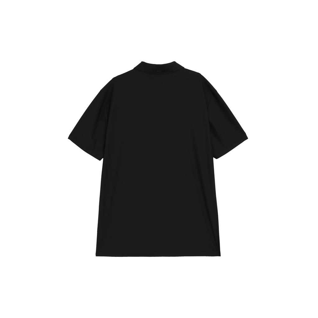 New FILA Polo Shirt Men's Jet Black F11M422112FBK
