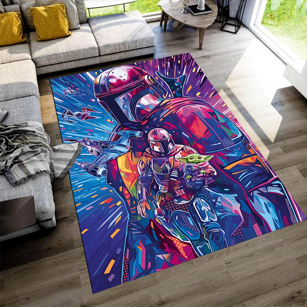 Star Wars Carpet Design for Dormitory Living Rooms Hallway Bedrooms Antislip Carpet Anime Office Decor Birthday Christmas Gift